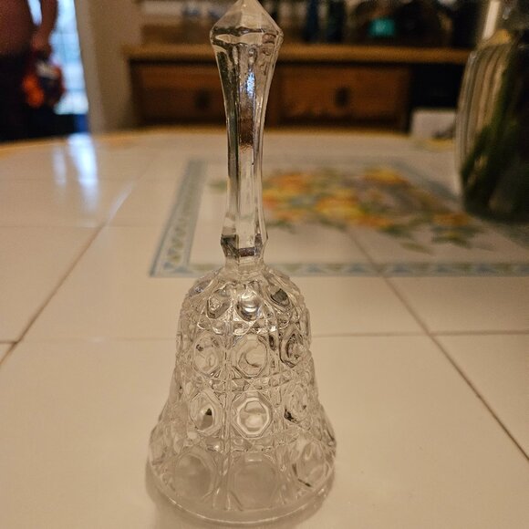 Other - Vintage Crystal Dinner Bell with glass beaded clapper